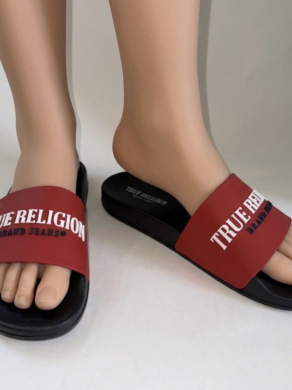 True Religion Men's Slides Sandals